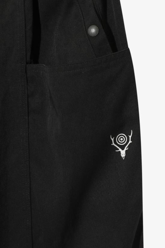 South2 West8 Straight Classic Pants for Men QV554B BLACK DOM