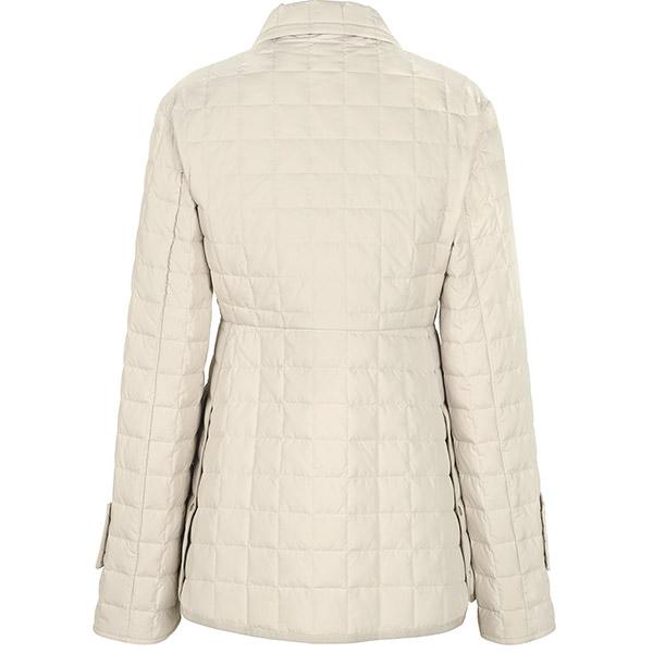 Moncler White Ivory Epinal Square Quilted Goose Down Jacket 1A00058 54AQE 051
