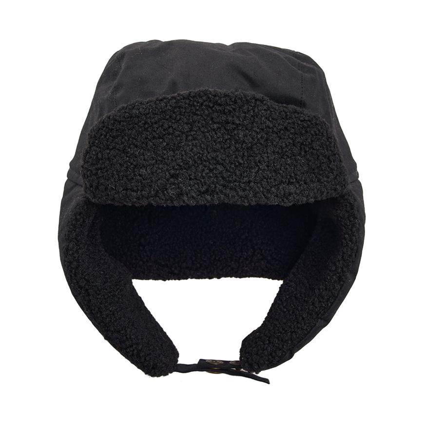 Barbour Mens Mollar Wax Trapper Hat MHA0710 BK31
