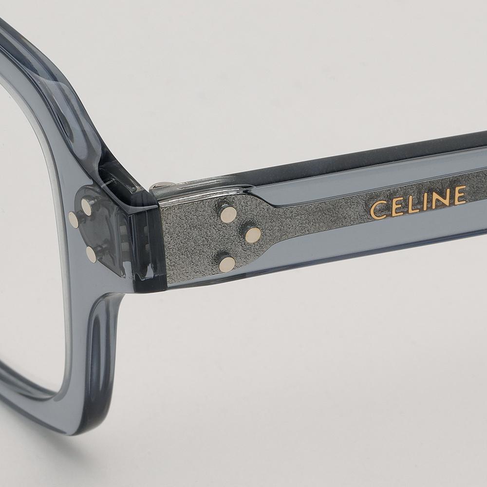 CELINE Rectangular Translucent Acetate Unisex Eyeglass Frames CL50144U 020