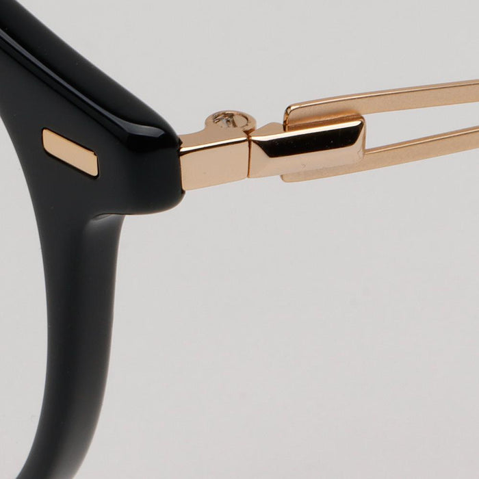 HUGO BOSS Black Acetate Round Eyeglass Frames Unisex BOSS1458 807