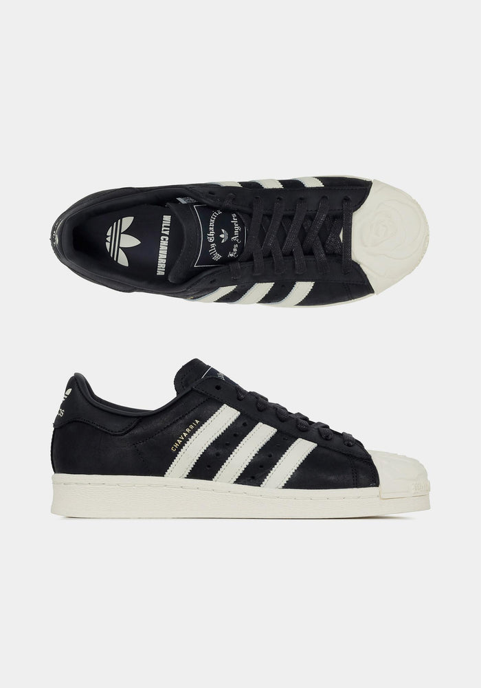 Adidas Black White Superstar Low Top Sneakers KJ2029