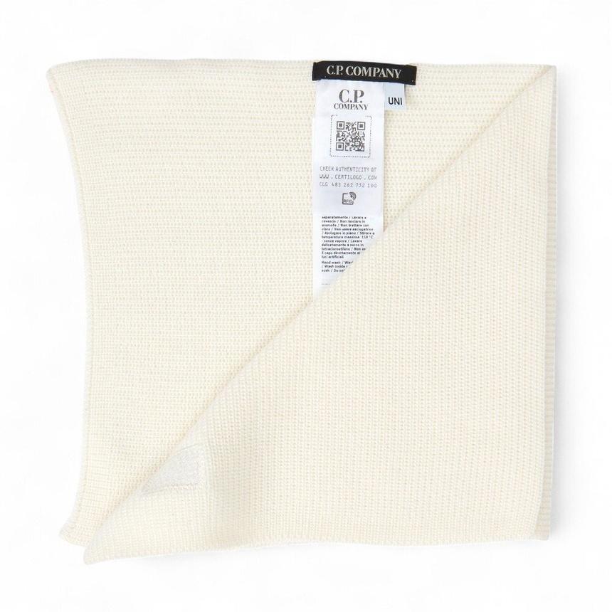 CP Company Men’s Wool Scarf White