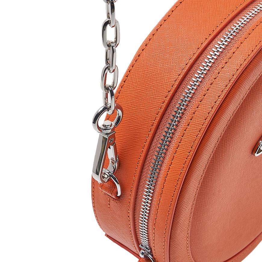 Vivienne Westwood Ruby Round Crossbody Bag Black Leather Women’s