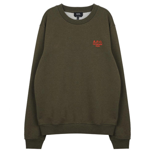 A.P.C. Khaki Green Sweatshirt COHGR M27913 JMG