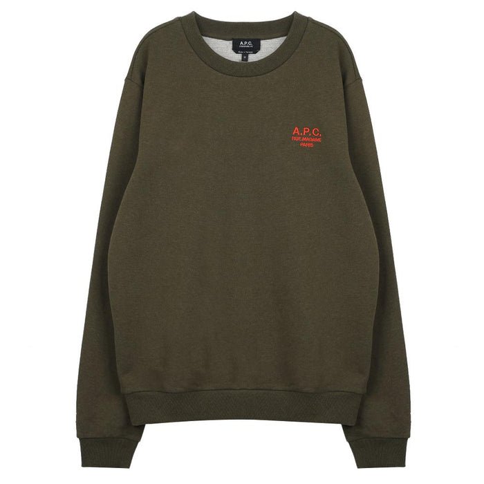 A.P.C. Khaki Green Sweatshirt COHGR M27913 JMG