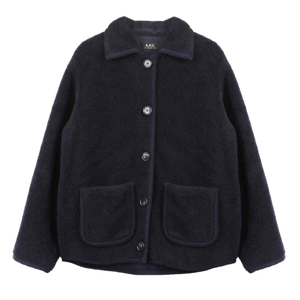 A.P.C. Estelle Double Pocket Button Wool Jacket WOARG F32035