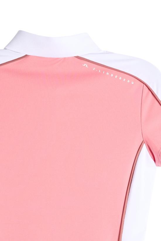 J LINDEBERG Women’s Polo Shirt GWJT14801S226 FLAMINGO PLUME DOM
