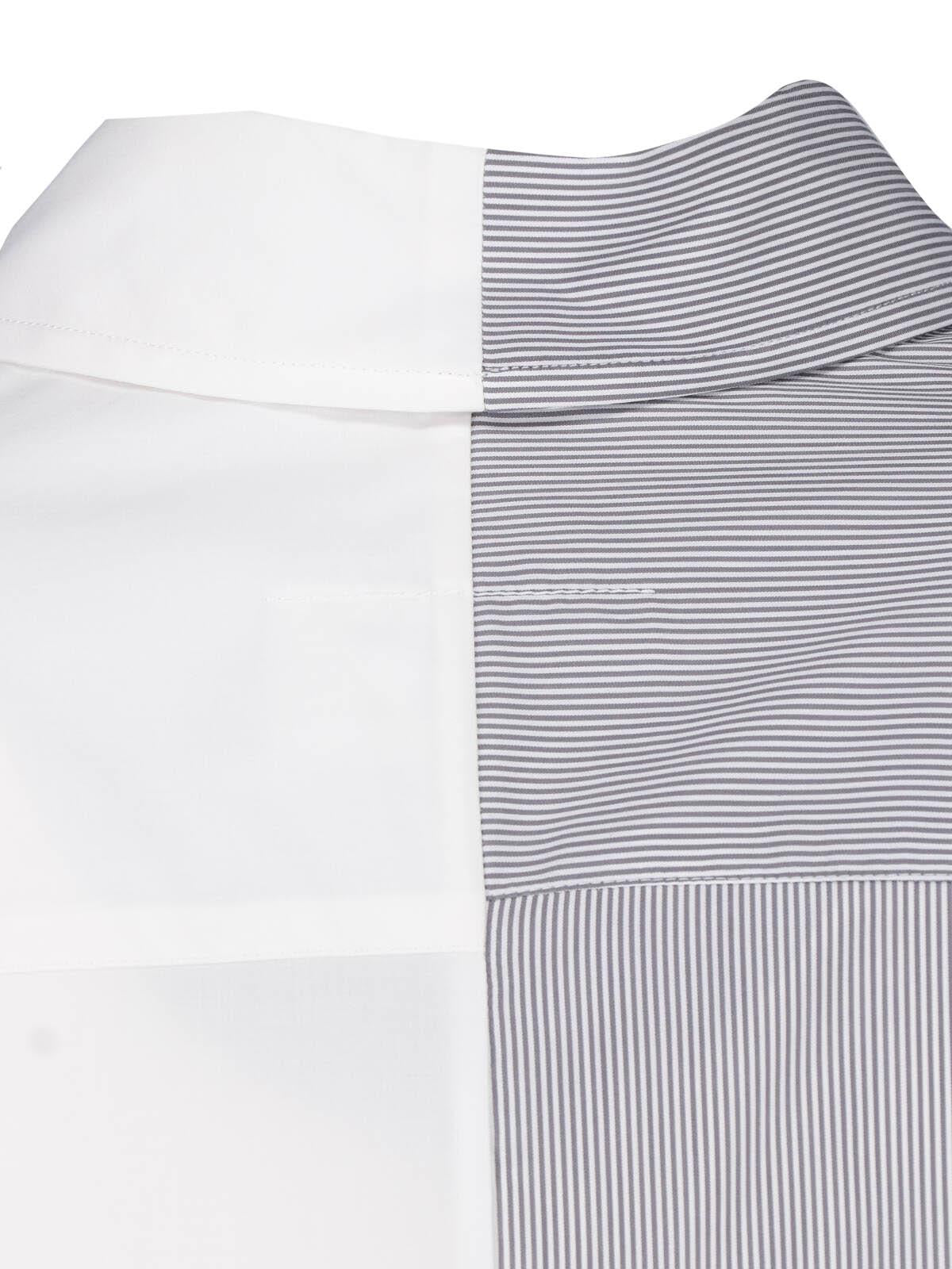 Maison Margiela Long Sleeve Button-Up Shirt Men’s Cotton Blend White