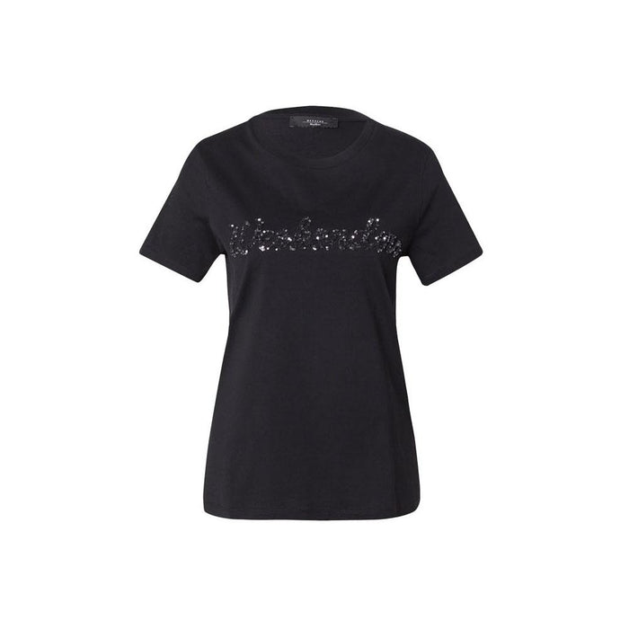 Max Mara Sequin Logo VELLO T-Shirt 2515971051 004