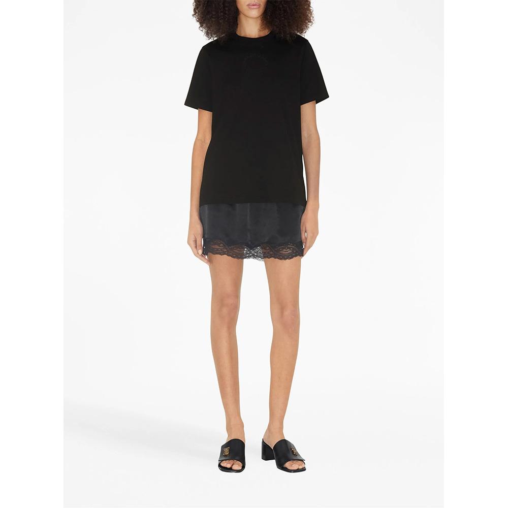 BURBERRY Oak Leaf Crest Logo Short Sleeve T-Shirt for Women