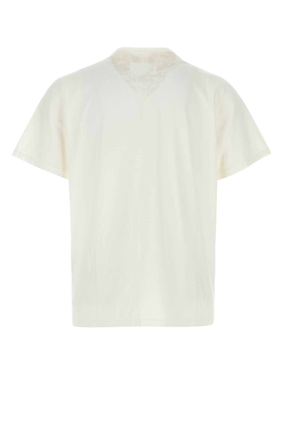 Maison Margiela Short Sleeve Cotton T-Shirt White Men