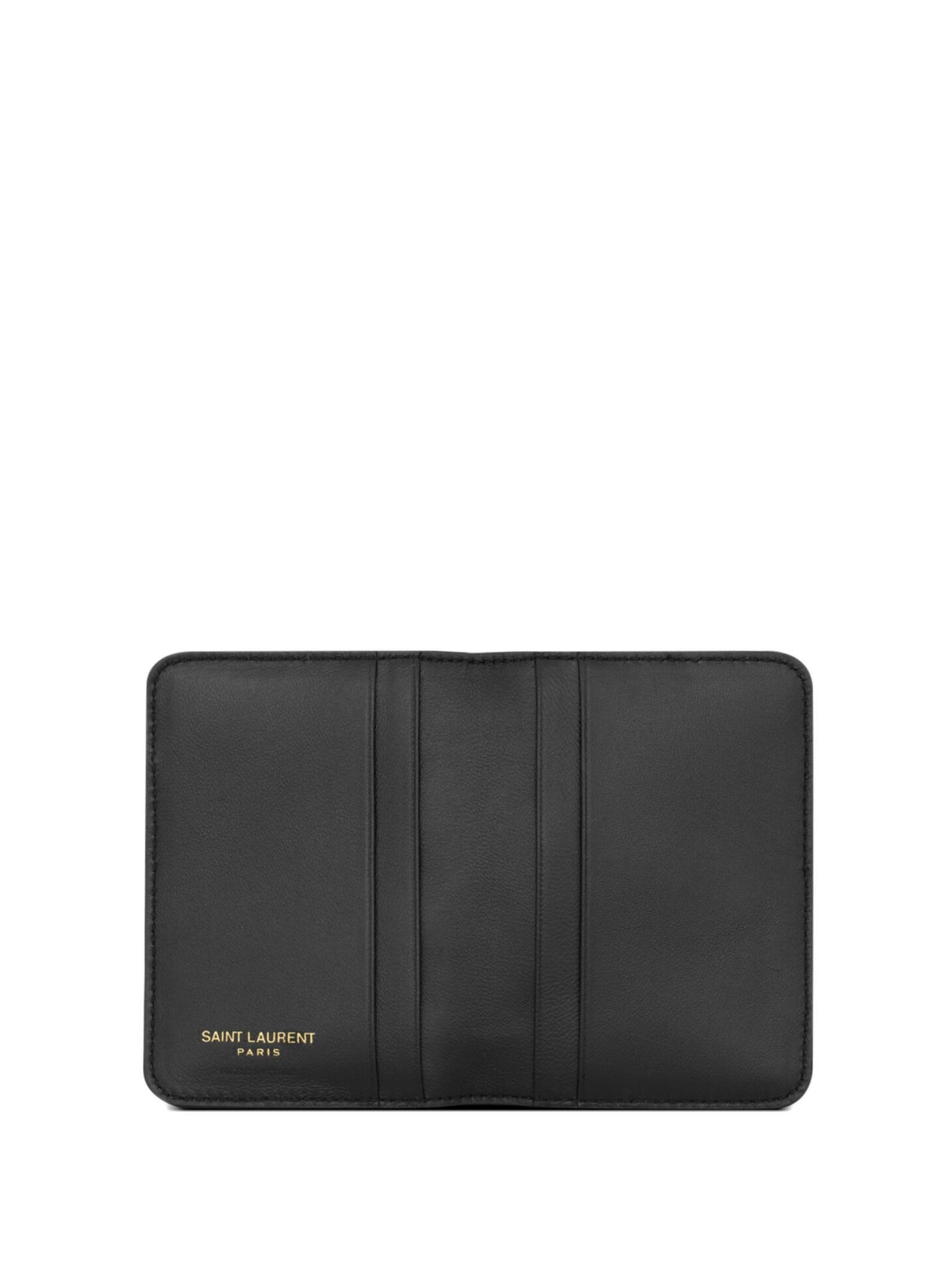 Saint Laurent Black Leather Clutch Bag