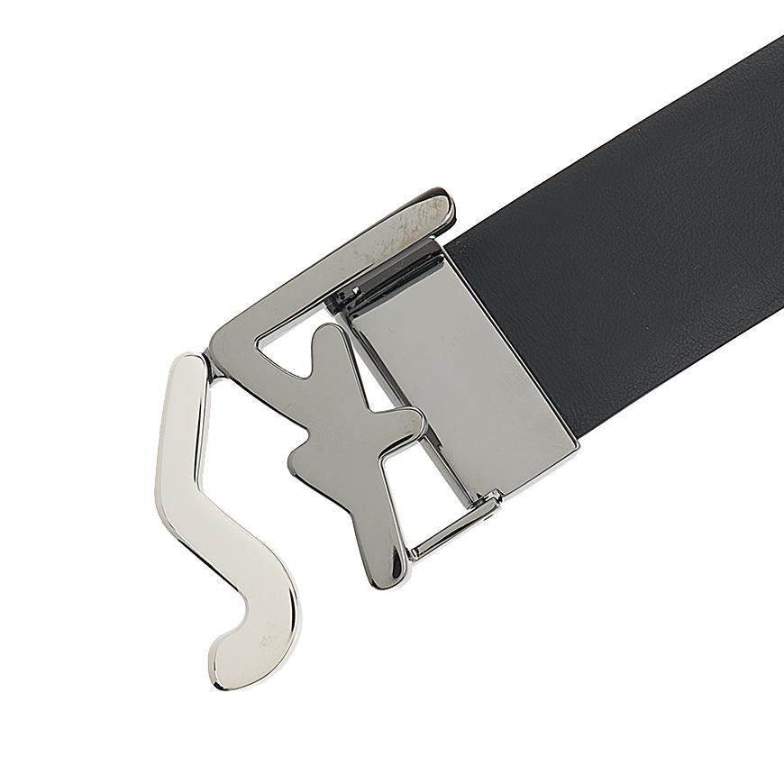 Ferragamo Men’s SF Logo Reversible Leather Belt 67 A251 NERO HICKORY 0734199