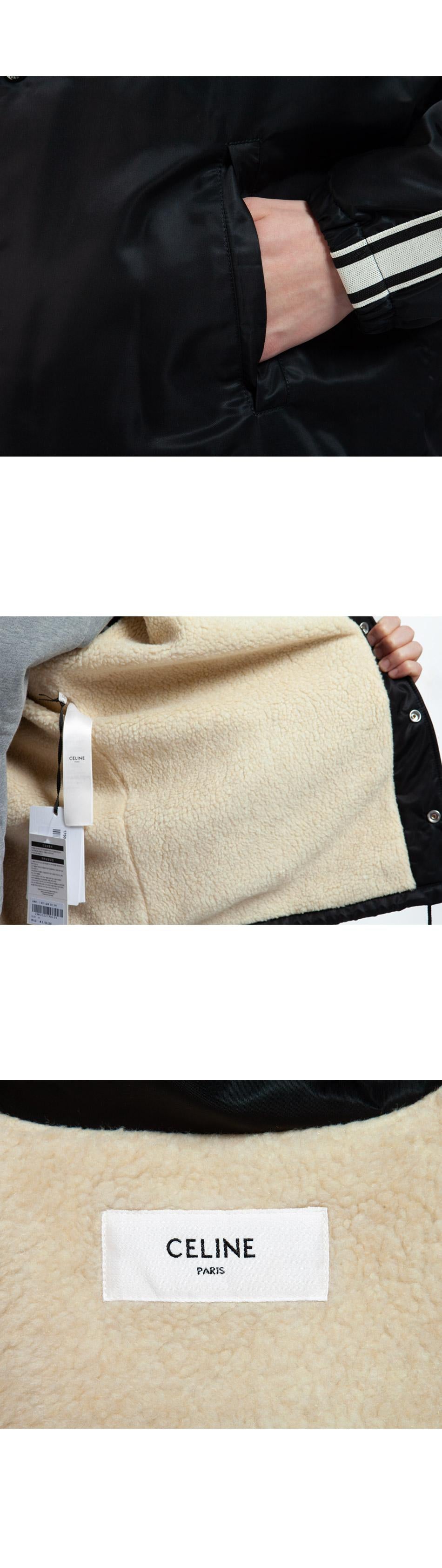 CELINE C Patch Nylon Coach Jacket 2W93C227R 38NO