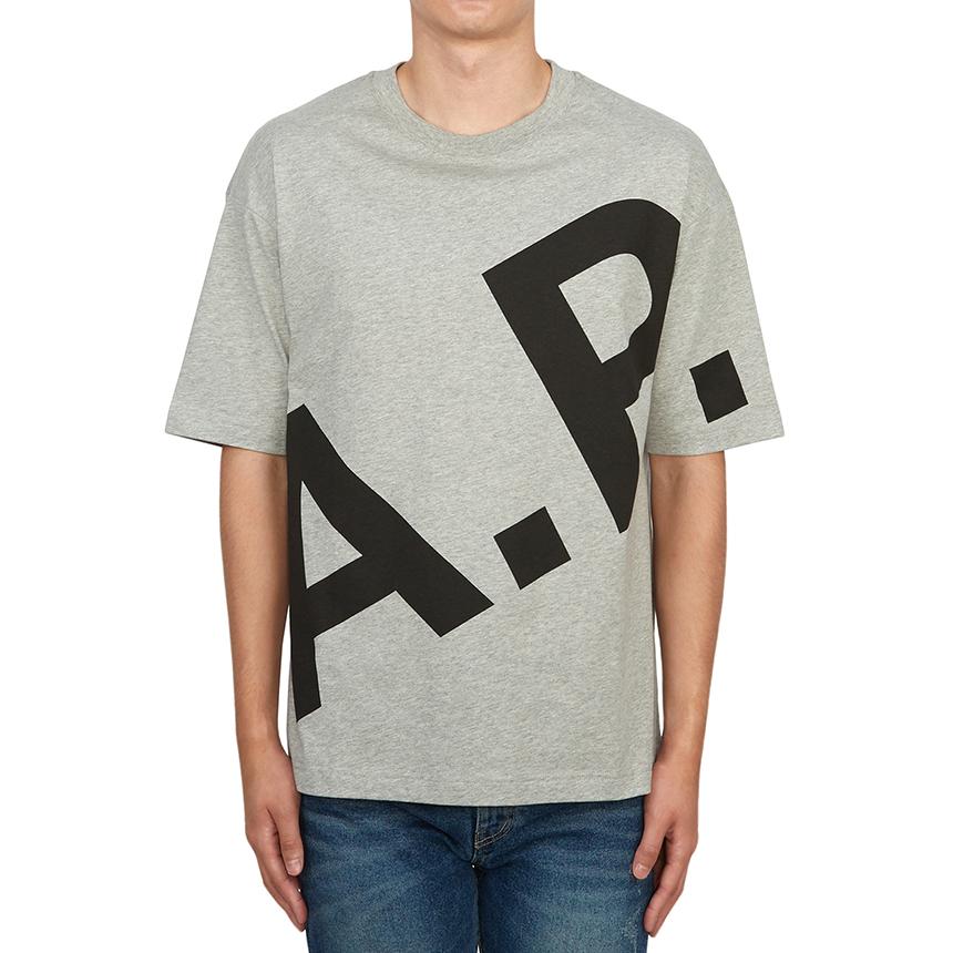 A.P.C. Lysandre Short Sleeve T-Shirt Gray Unisex