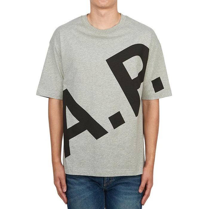 A.P.C. Lysandre Short Sleeve T-Shirt Gray Unisex