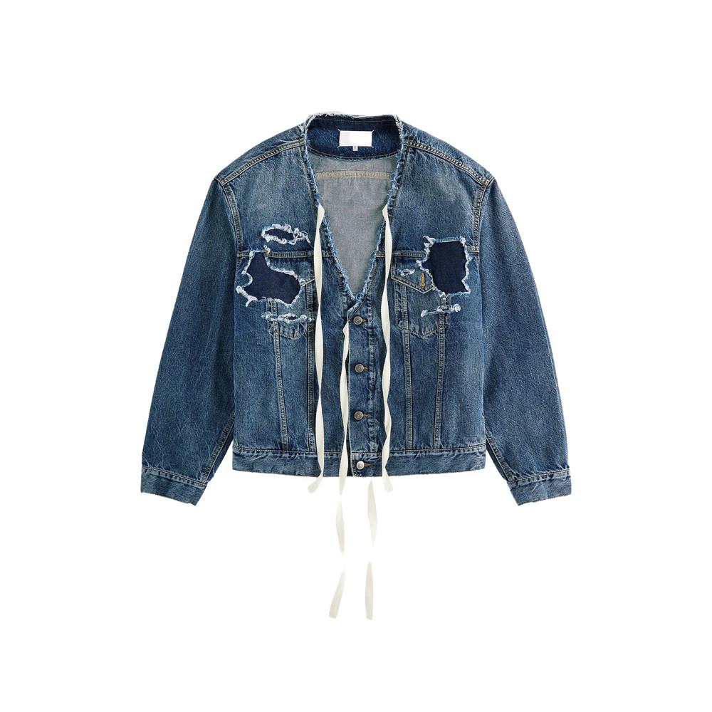 Maison Margiela Gray Denim Jacket for Men