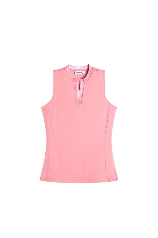 J LINDEBERG LEYA Sleeveless Top GWJT17069S226 FLAMINGO PLUME DOM