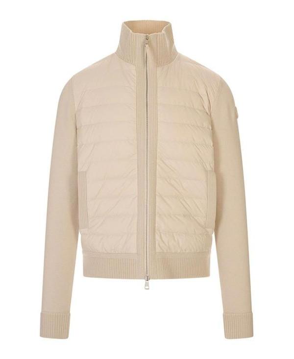 Moncler Padded Wool Cardigan Jacket for Men