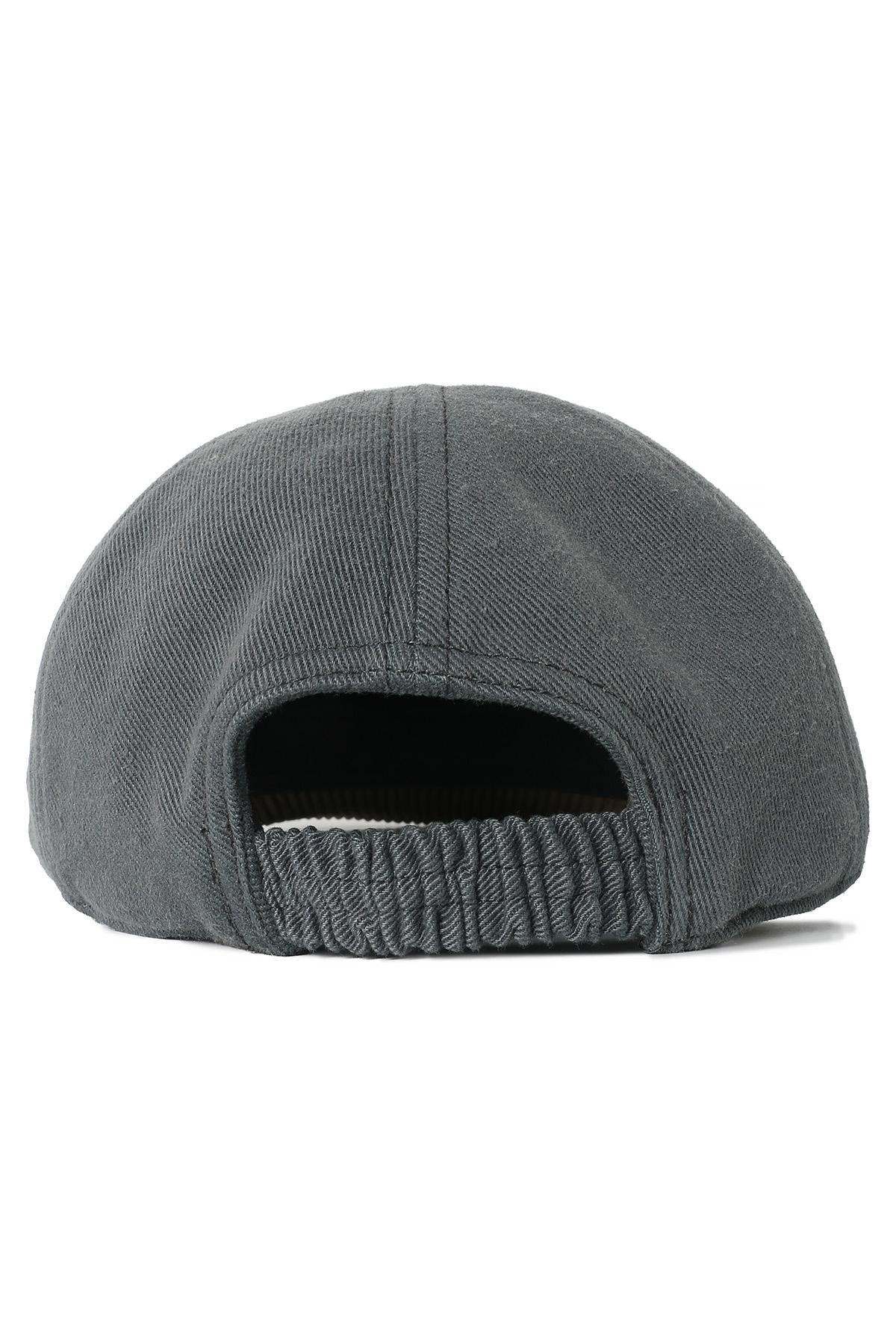 Miu Miu Gray Denim Corduroy Baseball Cap 5HC369 2CWD F0031