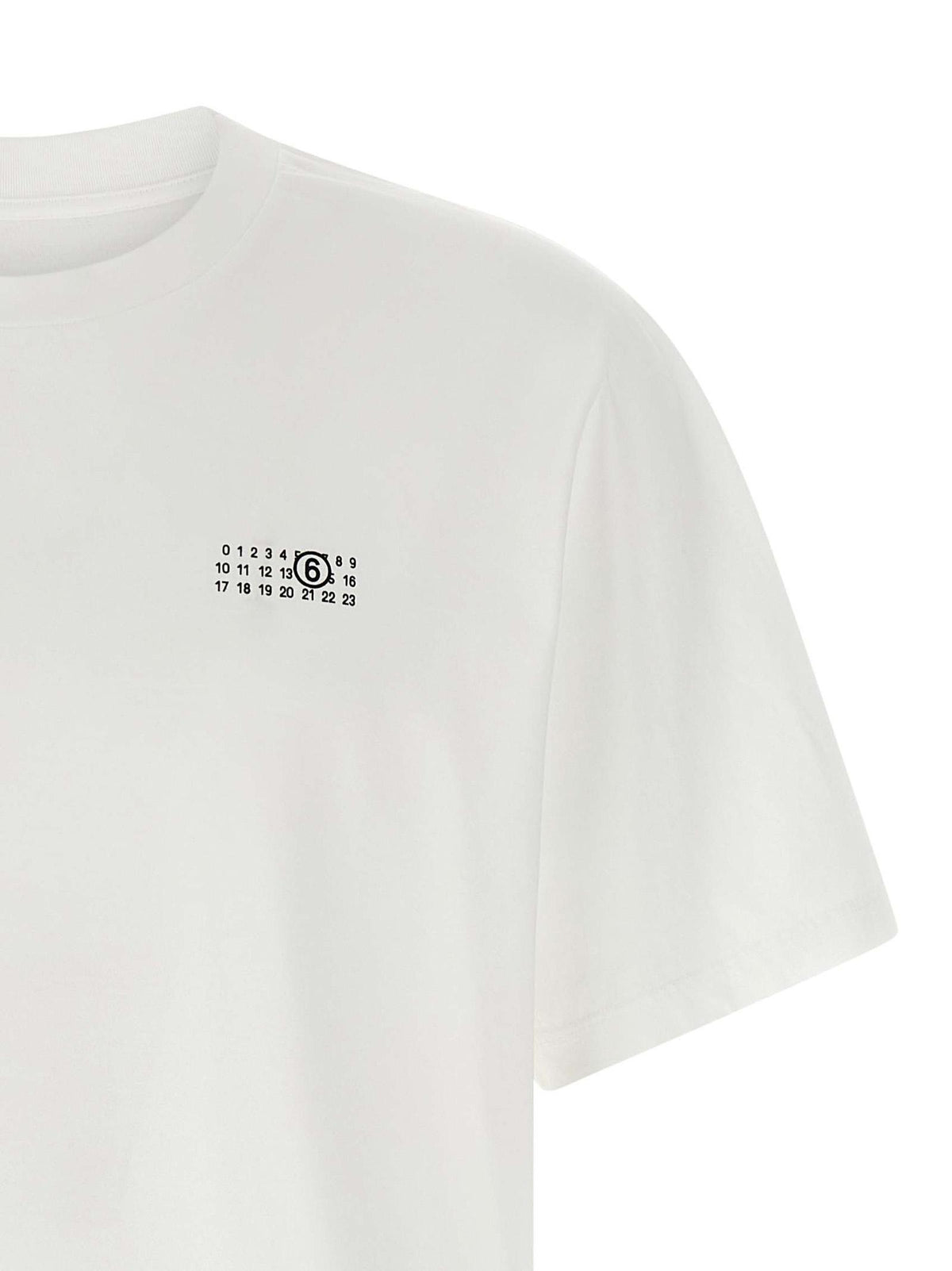 Maison Margiela White Cotton Short Sleeve T-Shirt Men