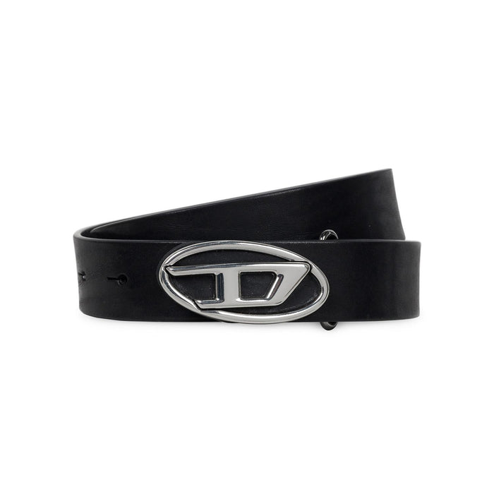 DIESEL Black Leather Belt X09813 PR271 T8013