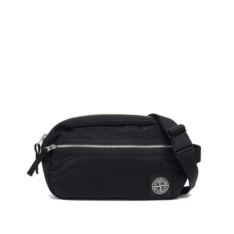 STONE ISLAND Coated Mini Hip Pack Bag Black Men 9200016