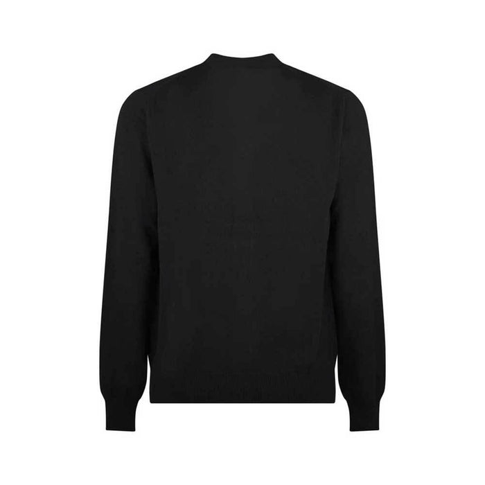 Comme des Garcons Red Heart Unisex Black Cardigan