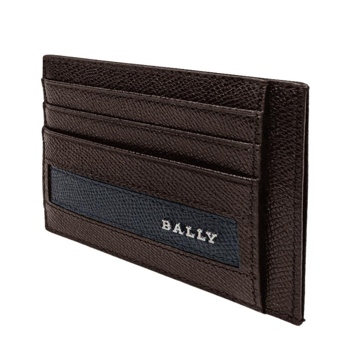 BALLY Men’s Dark Brown Leather Card Holder LORTYN 6225312