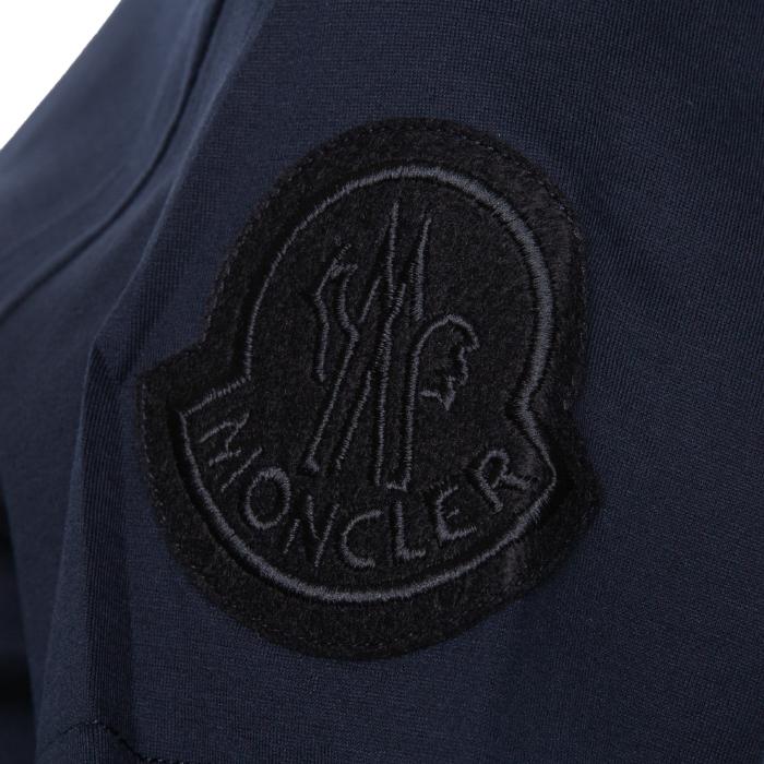 Moncler Women’s Big Patch Logo Crewneck Short Sleeve T-Shirt