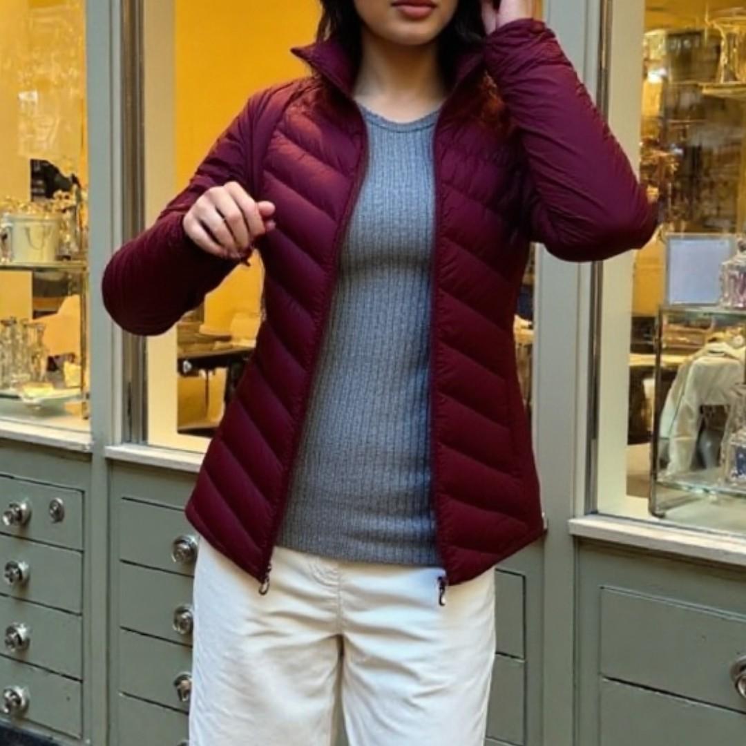 J LINDEBERG Women’s Burgundy Lightweight Down Jacket 1541311 900