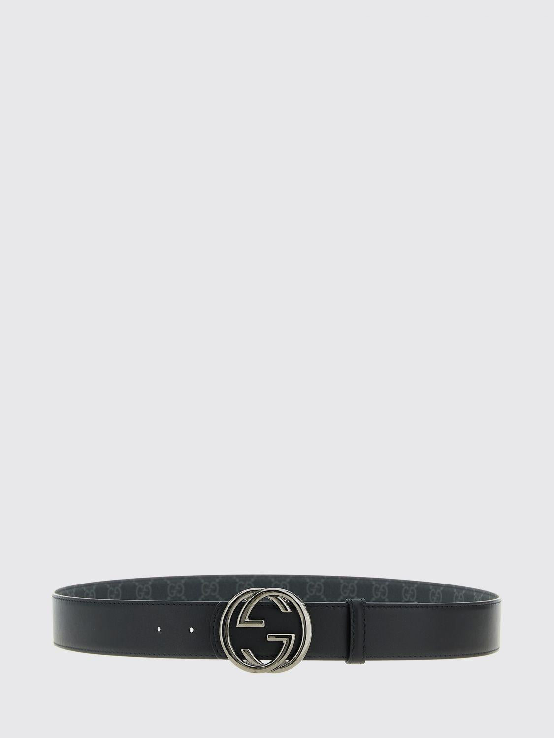 GUCCI Black Leather Belt