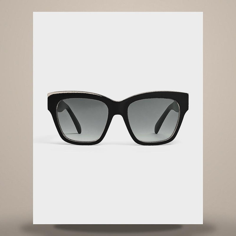 CELINE Triomphe 09 Acetate Black Sunglasses 4S253CPLB 38NO