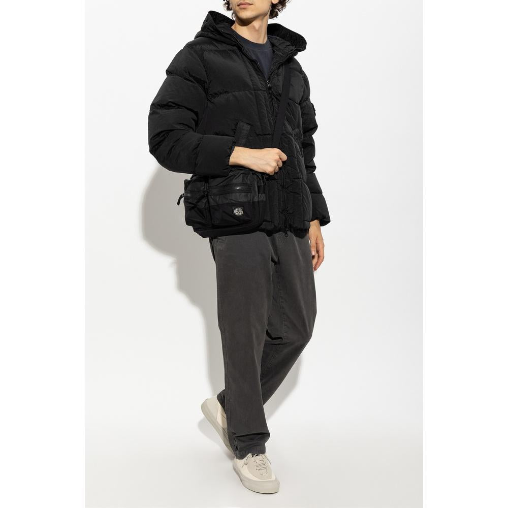 STONE ISLAND Nylon Metal Down Jacket Men Black