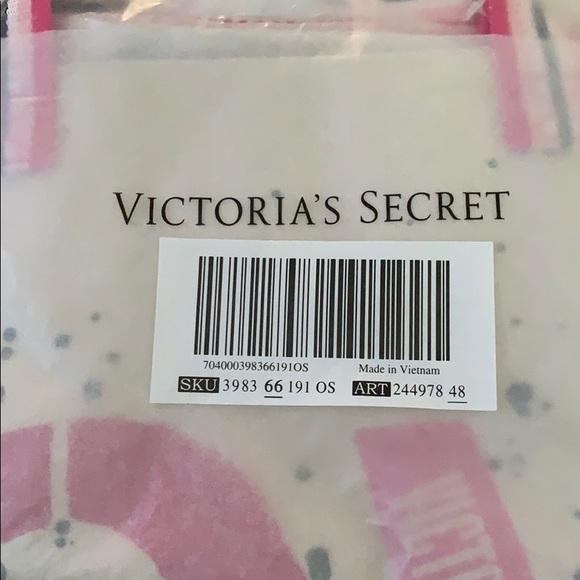 Victoria's secret Canvas Tassel Love Tote Bag Shoulder Bag