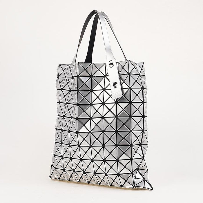 Issey Miyake Bao Bao Prism Tote Bag SS26 Silver Tone