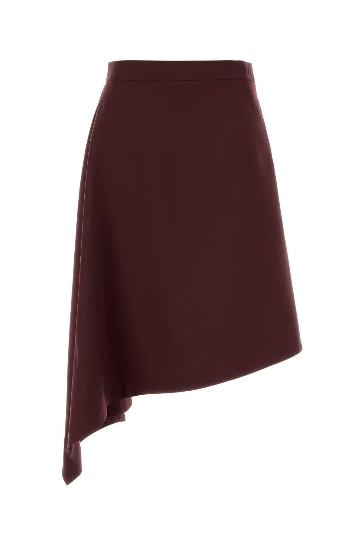Bottega Veneta Pink Wool Blend Midi Skirt