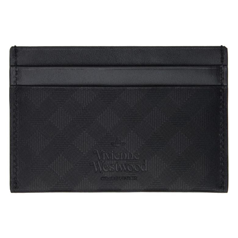 Vivienne Westwood Metal Logo Flat Card Holder Wallet Unisex 5403000FM L009A N401