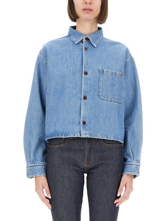 A.P.C. Denim Shirt for Women COHEQF02895IAL DENIM DOM