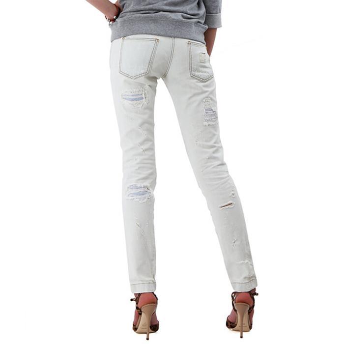 Dolce&Gabbana White Denim Jeans Women’s