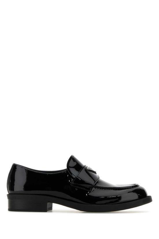 PRADA Triangle Logo Leather Loafers 2DE145 F G000 069 F0002