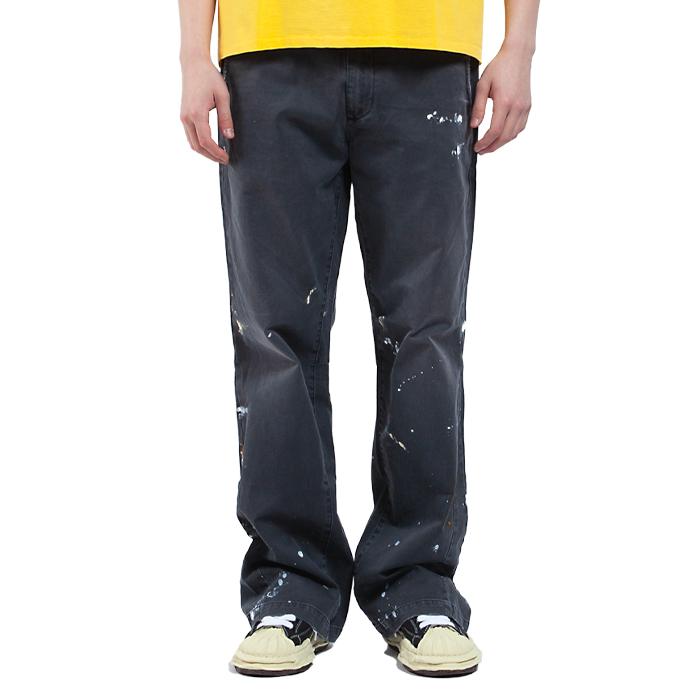 GALLERY DEPT. LA Chino Flare Cotton Pants CF 40014F BLACK