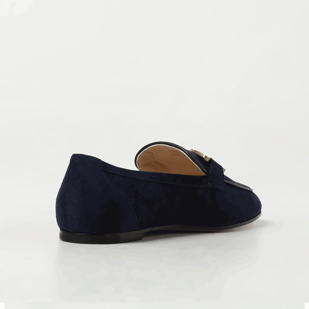 Tods Gommino Suede Chain Loafers for Women XXW79A0DD00D8W U824