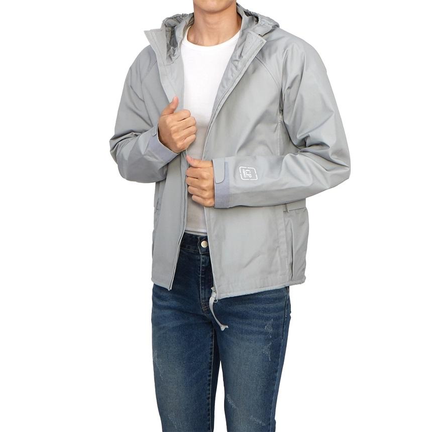 CP Company Men’s Hooded Down Puffer Jacket Gray