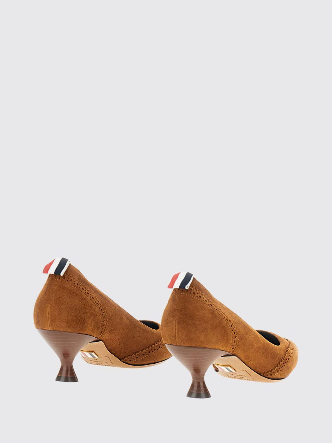 THOM BROWNE Leather Mary Jane Pumps Black Women’s Heels