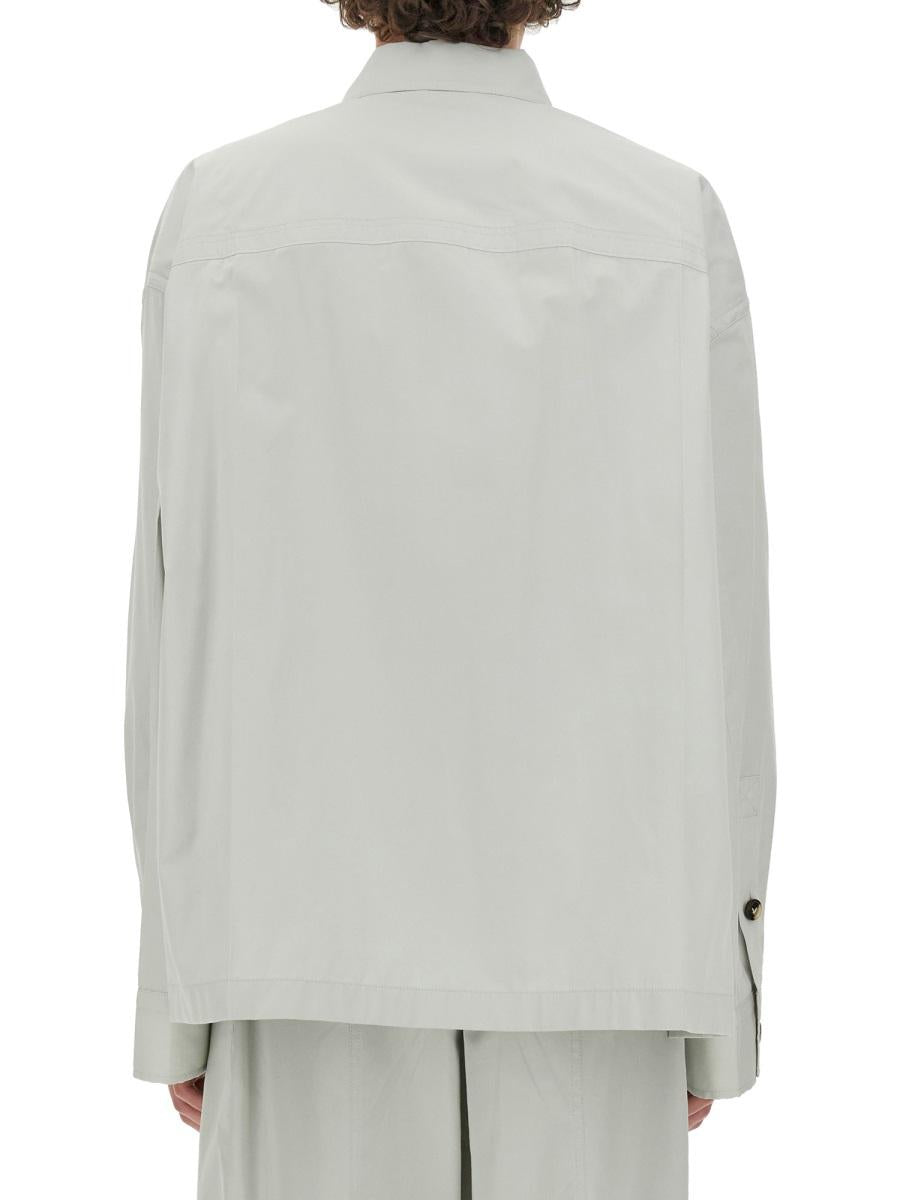 Bottega Veneta Blue Cotton Long Sleeve Shirt