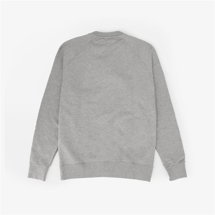 Maison Kitsune Parisien Vintage Unisex Sweatshirt Gray Cotton