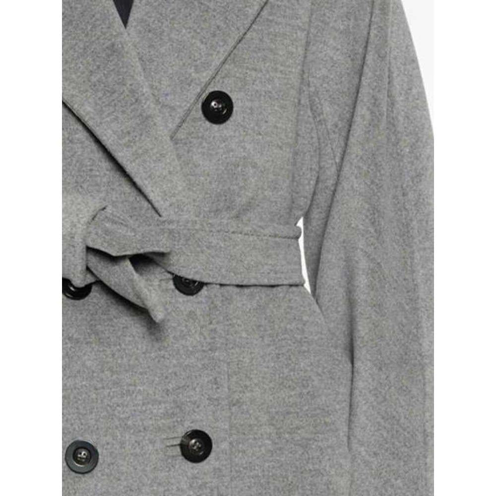 Max Mara Grey Wool Cashmere Icon Madame 101801 Women’s Coat