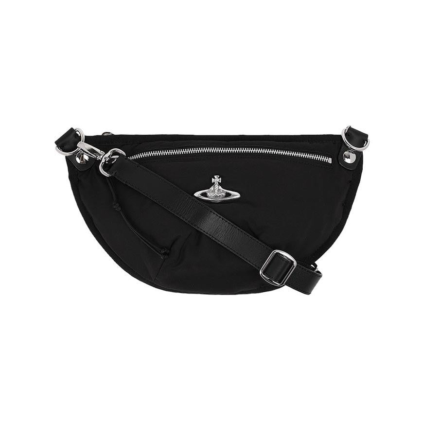 Vivienne Westwood Women’s City Bumbag Shoulder Bag Black Leather